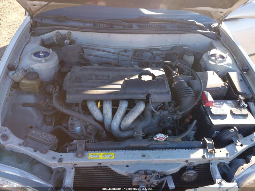 2001 Toyota Corolla Le VIN: 2T1BR12E11C407376 Lot: 43383501