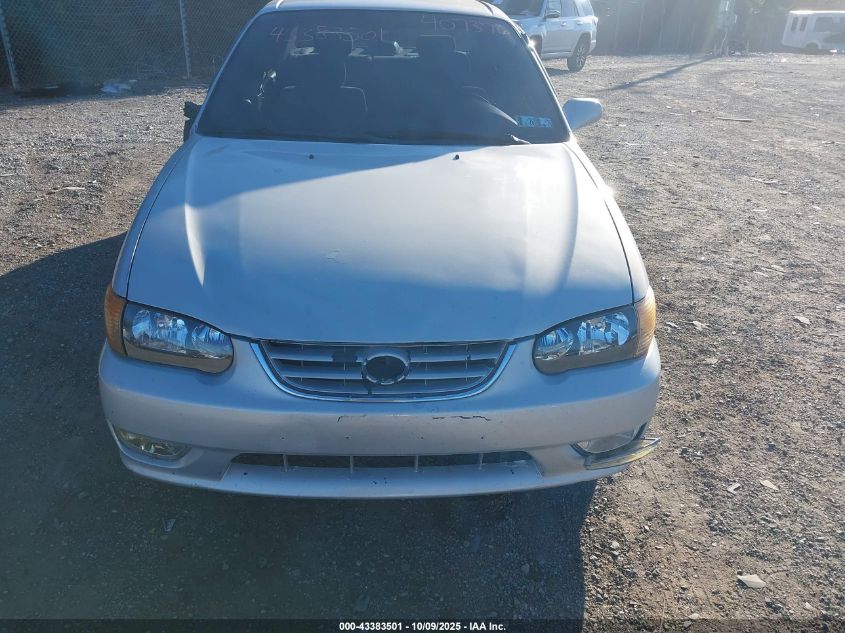 2001 Toyota Corolla Le VIN: 2T1BR12E11C407376 Lot: 43383501