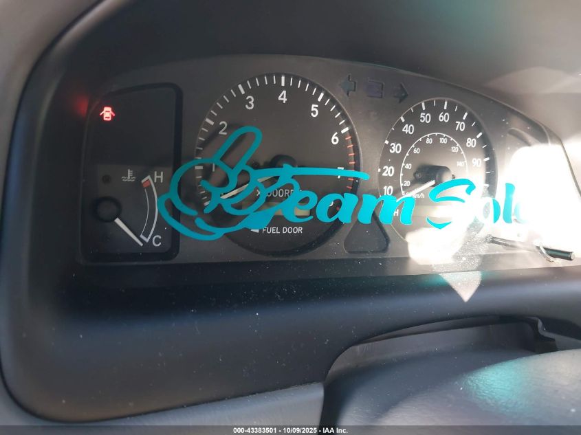 2001 Toyota Corolla Le VIN: 2T1BR12E11C407376 Lot: 43383501