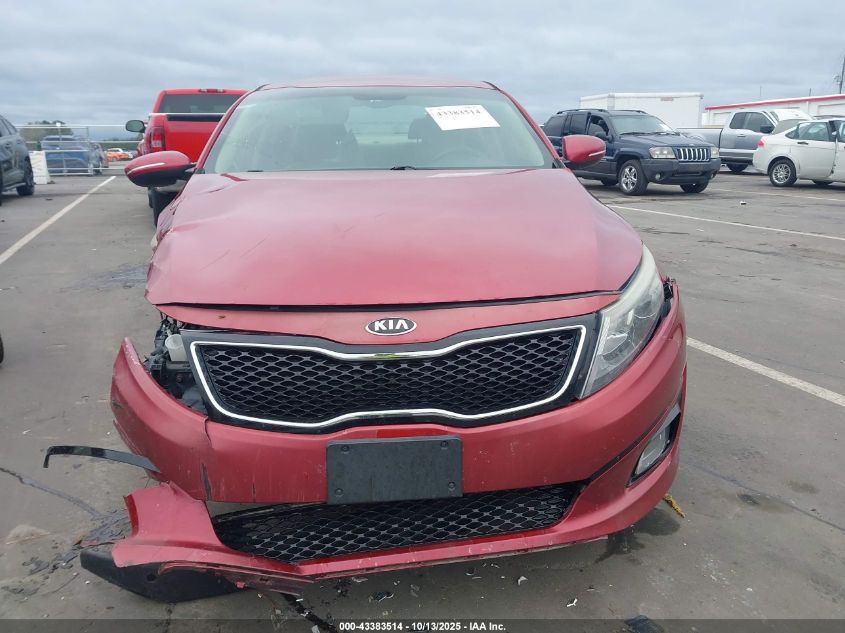2015 Kia Optima Lx VIN: 5XXGM4A76FG484897 Lot: 43383514