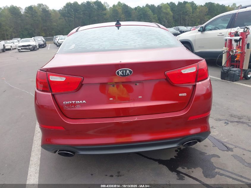2015 Kia Optima Lx VIN: 5XXGM4A76FG484897 Lot: 43383514