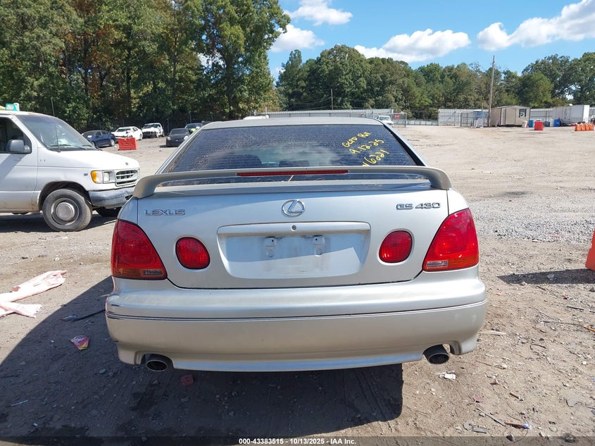 2001 Lexus Gs 430 VIN: JT8BL69S110006221 Lot: 43383515