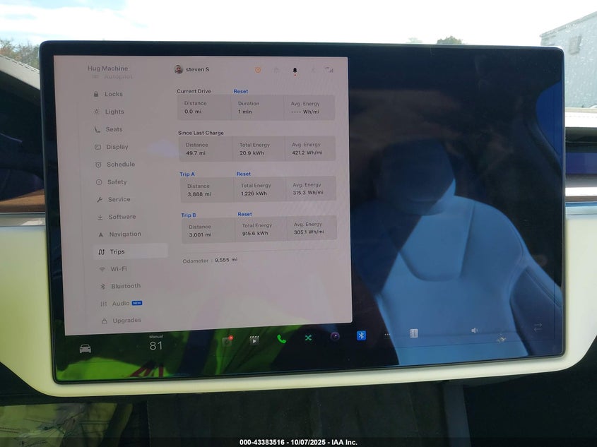 2023 Tesla Model X Dual Motor All-Wheel Drive/Standard Range VIN: 7SAXCDE55PF386298 Lot: 43383516