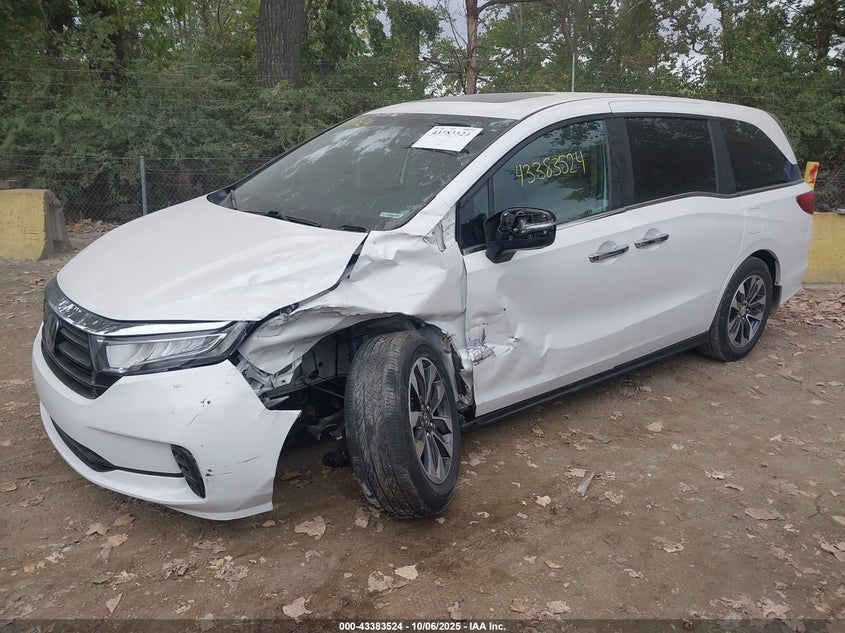 VIN 5FNRL6H60PB077814 2023 HONDA ODYSSEY EX-L