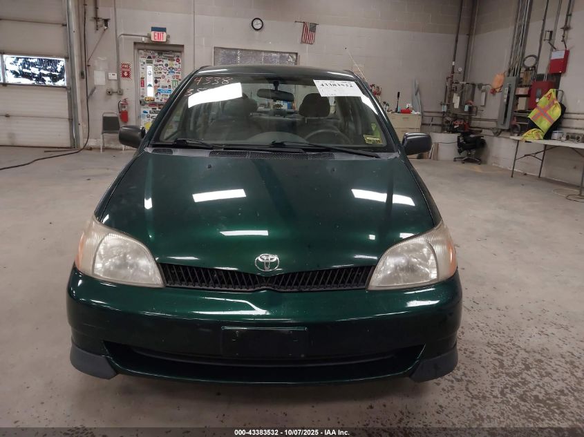 2001 Toyota Echo VIN: JTDBT123410118910 Lot: 43383532