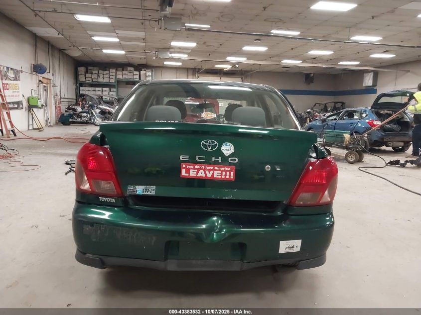 2001 Toyota Echo VIN: JTDBT123410118910 Lot: 43383532