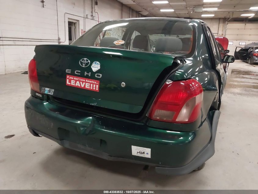 2001 Toyota Echo VIN: JTDBT123410118910 Lot: 43383532