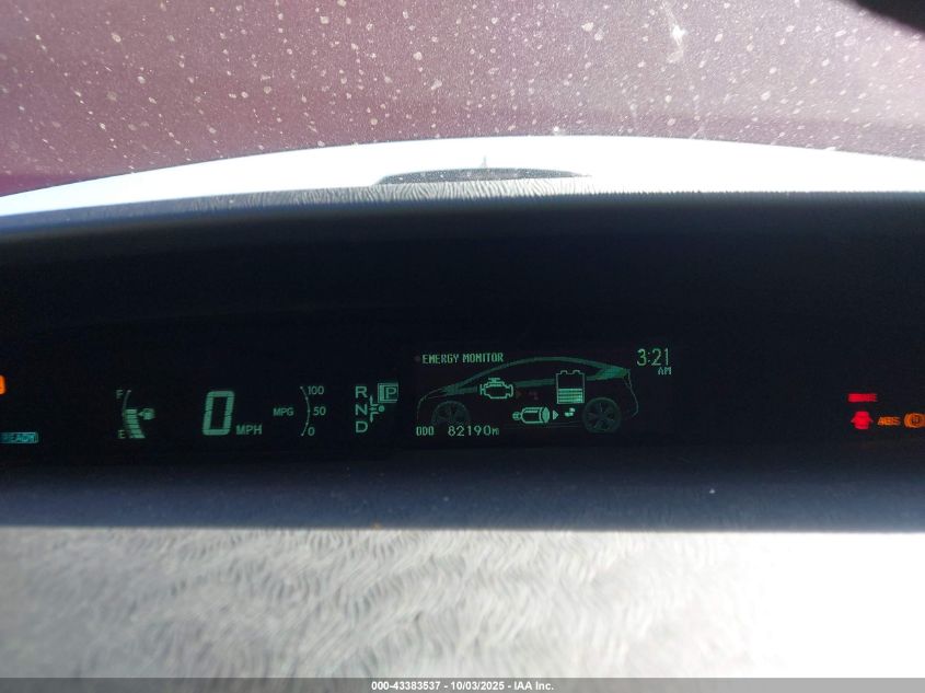 2010 Toyota Prius Iv VIN: JTDKN3DU8A0043611 Lot: 43383537