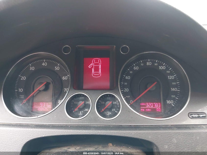 2007 Volkswagen Passat 2.0T/Wolfsburg Edition VIN: WVWAK73C07P119097 Lot: 43383549