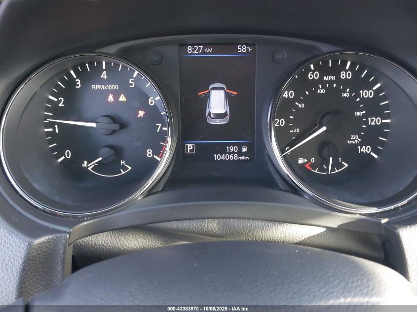 2019 Nissan Rogue Sv VIN: JN8AT2MT5KW262936 Lot: 43383570