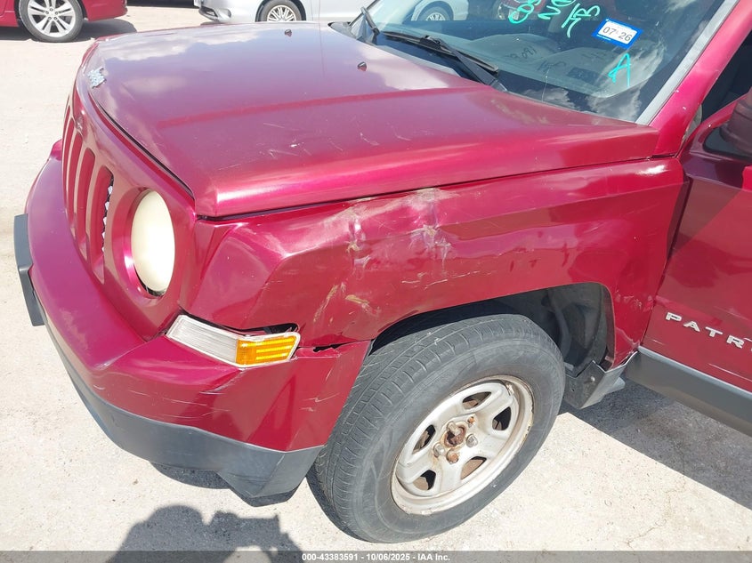 2012 Jeep Patriot Sport VIN: 1C4NJPBA8CD579091 Lot: 43383591