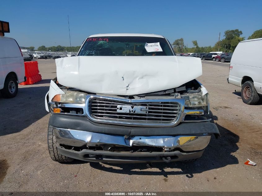 2002 GMC Sierra 2500Hd Sle VIN: 1GTHC23U62F152627 Lot: 43383598