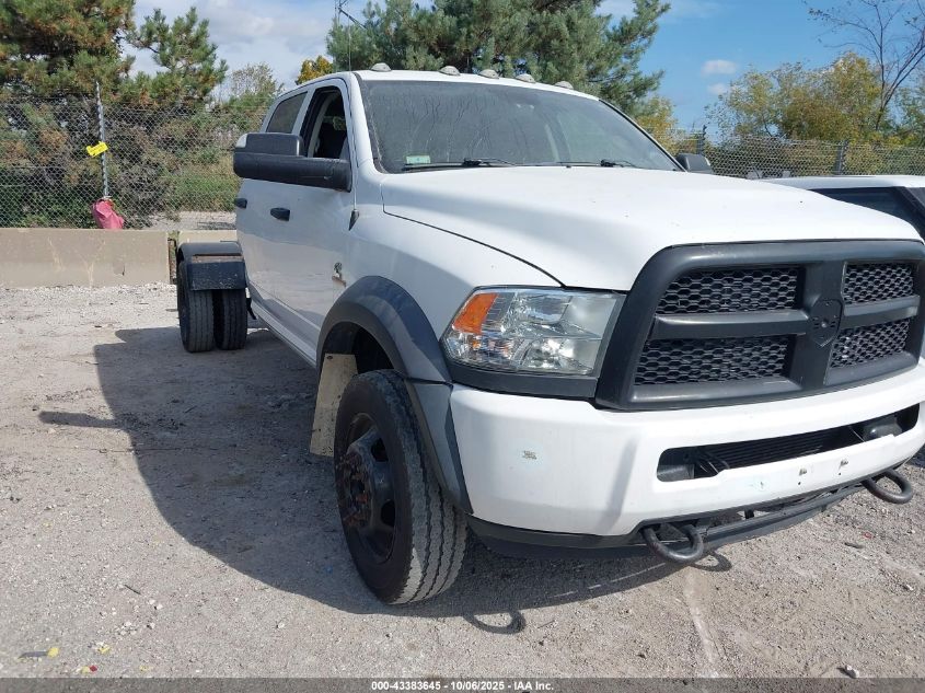2018 Ram 5500 Chassis Tradesman/Slt/Laramie white truck diesel 3C7WRNEL6JG137346 photo #1