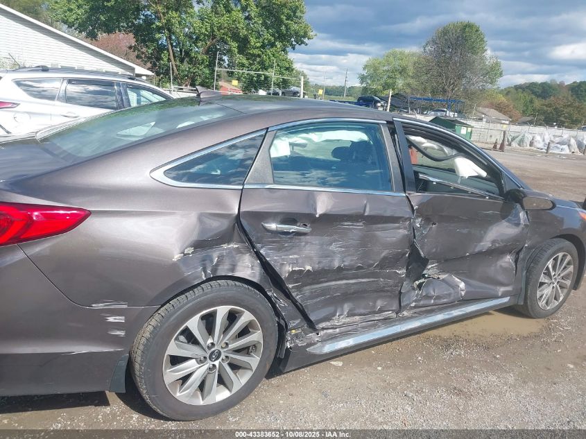 2016 Hyundai Sonata Sport VIN: 5NPE34AF9GH311625 Lot: 43383652