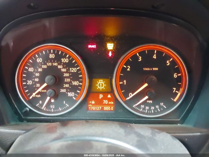 2006 BMW 325I VIN: WBAVB17526NK41722 Lot: 43383654