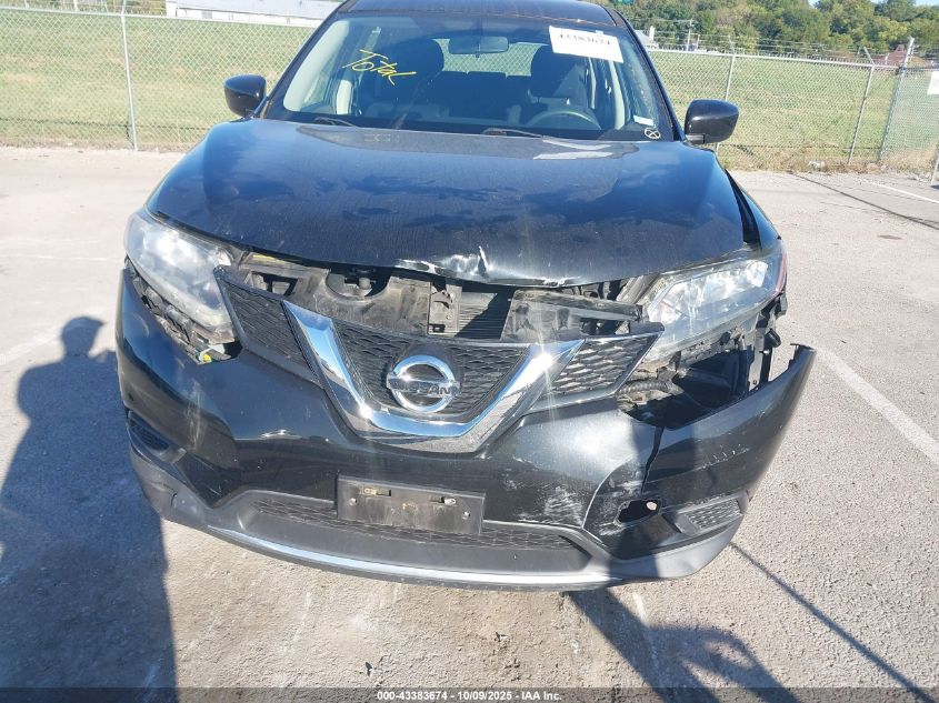 2016 Nissan Rogue S VIN: JN8AT2MT8GW016101 Lot: 43383674