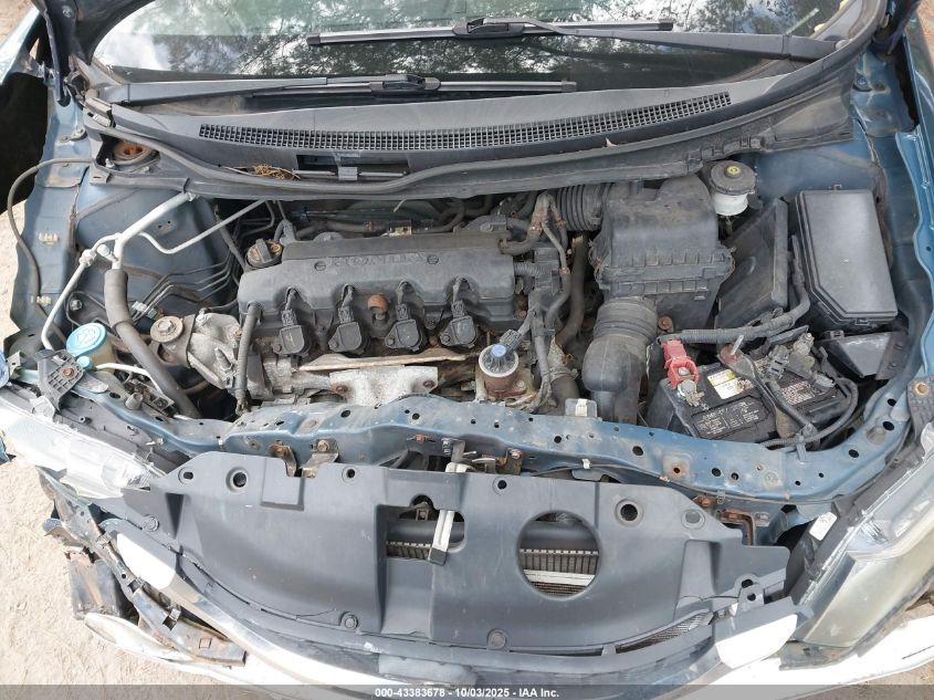 2013 Honda Civic Lx VIN: 2HGFB2F54DH573294 Lot: 43383678