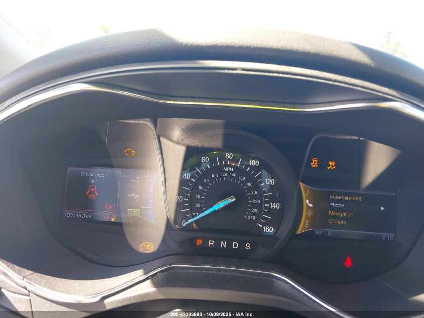 2013 Ford Fusion Titanium VIN: 3FA6P0K90DR207534 Lot: 43383683