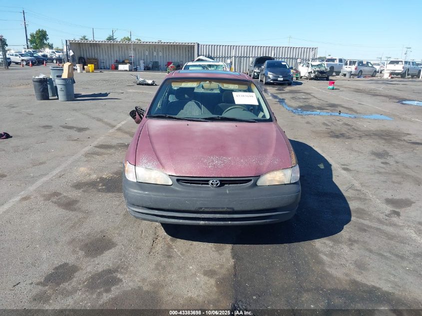 1998 Toyota Corolla Le VIN: 1NXBR18E2WZ084937 Lot: 43383698