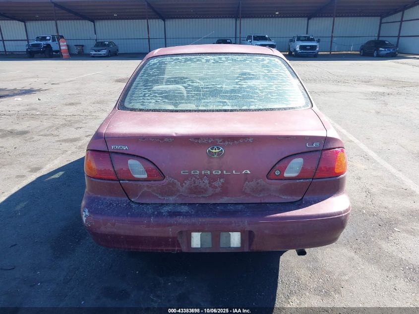 1998 Toyota Corolla Le VIN: 1NXBR18E2WZ084937 Lot: 43383698
