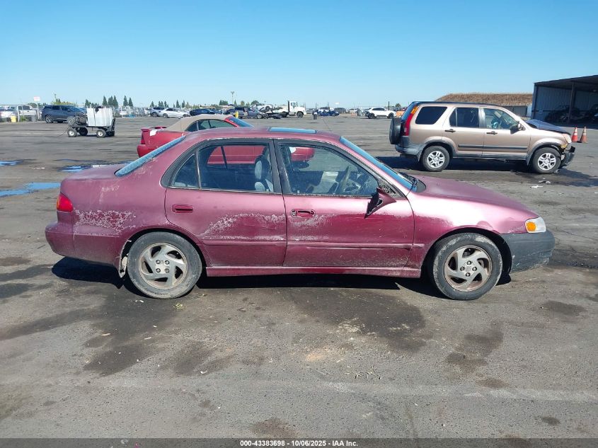 1998 Toyota Corolla Le VIN: 1NXBR18E2WZ084937 Lot: 43383698
