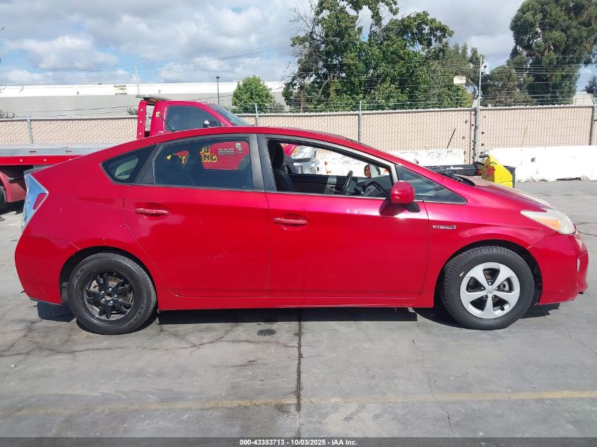 2012 Toyota Prius Three VIN: JTDKN3DU9C5501579 Lot: 43383713