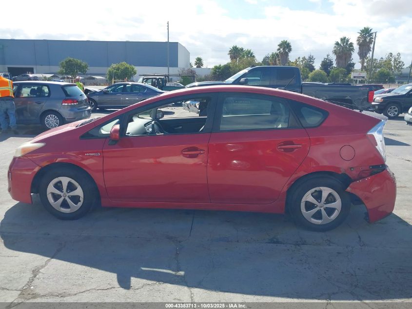 2012 Toyota Prius Three VIN: JTDKN3DU9C5501579 Lot: 43383713