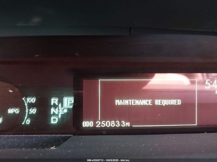 2012 Toyota Prius Three VIN: JTDKN3DU9C5501579 Lot: 43383713