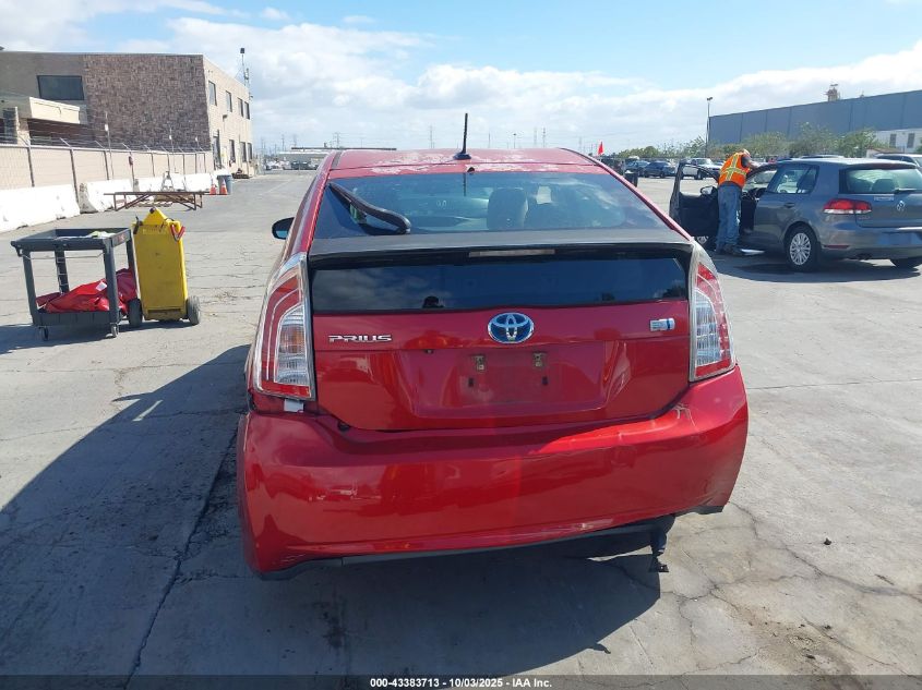 2012 Toyota Prius Three VIN: JTDKN3DU9C5501579 Lot: 43383713