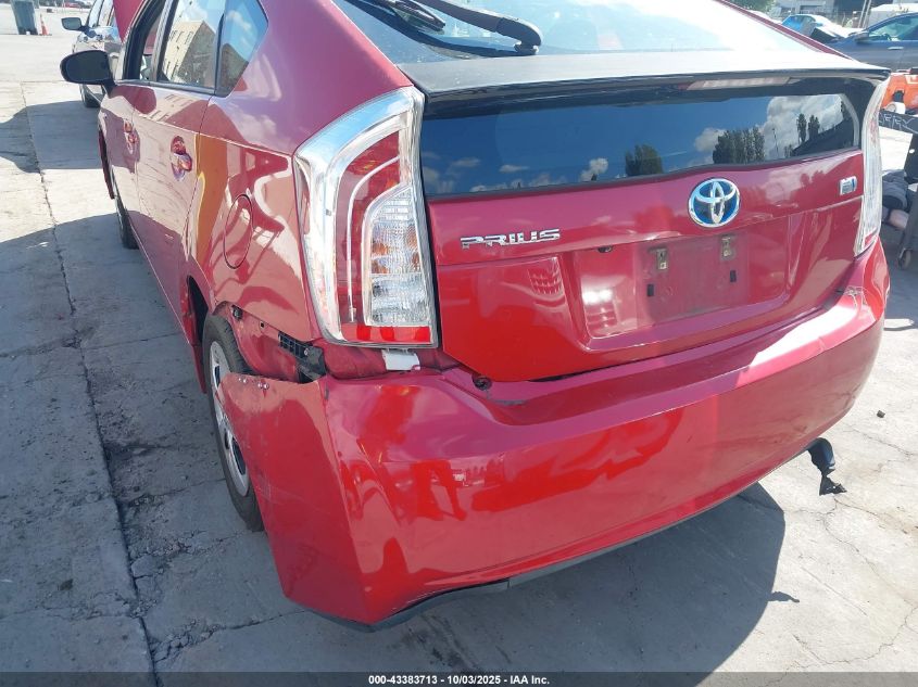 2012 Toyota Prius Three VIN: JTDKN3DU9C5501579 Lot: 43383713