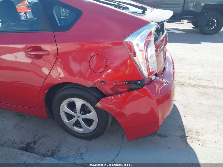 2012 Toyota Prius Three VIN: JTDKN3DU9C5501579 Lot: 43383713