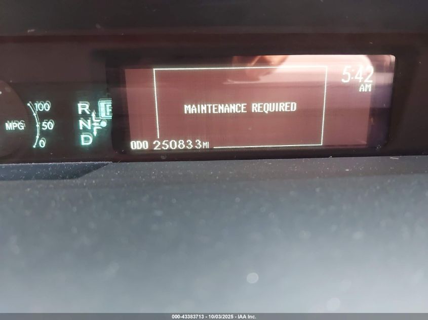 2012 Toyota Prius Three VIN: JTDKN3DU9C5501579 Lot: 43383713