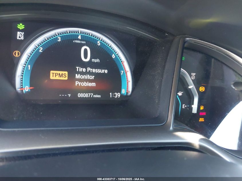 2017 Honda Civic Ex-L VIN: SHHFK7H77HU410367 Lot: 43383717