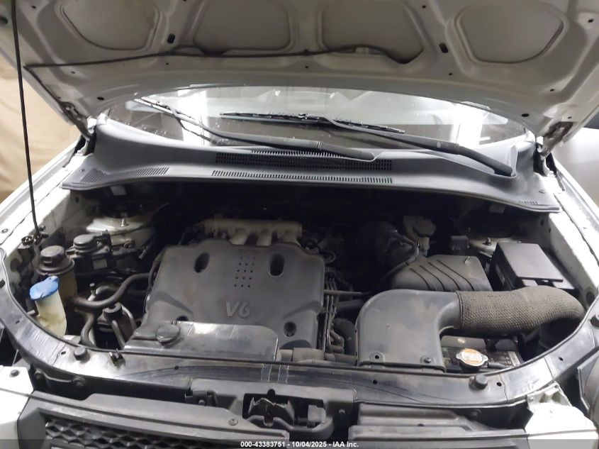 2009 Kia Sportage Lx V6 VIN: KNDJE723X97572719 Lot: 43383751