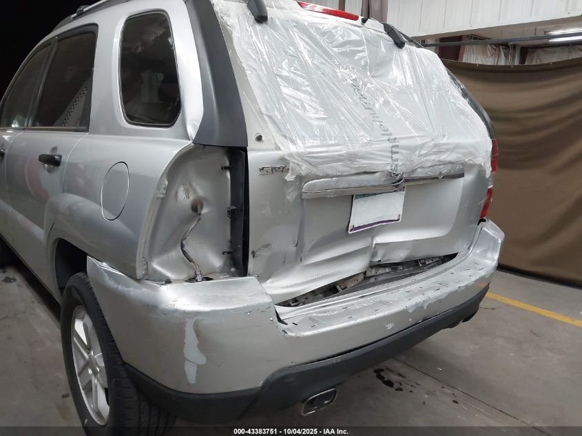 2009 Kia Sportage Lx V6 VIN: KNDJE723X97572719 Lot: 43383751