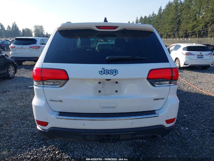 2016 Jeep Grand Cherokee Limited VIN: 1C4RJFBG9GC303823 Lot: 43383762