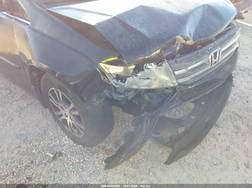 2011 Honda Odyssey Ex-L VIN: 5FNRL5H69BB035452 Lot: 43383852