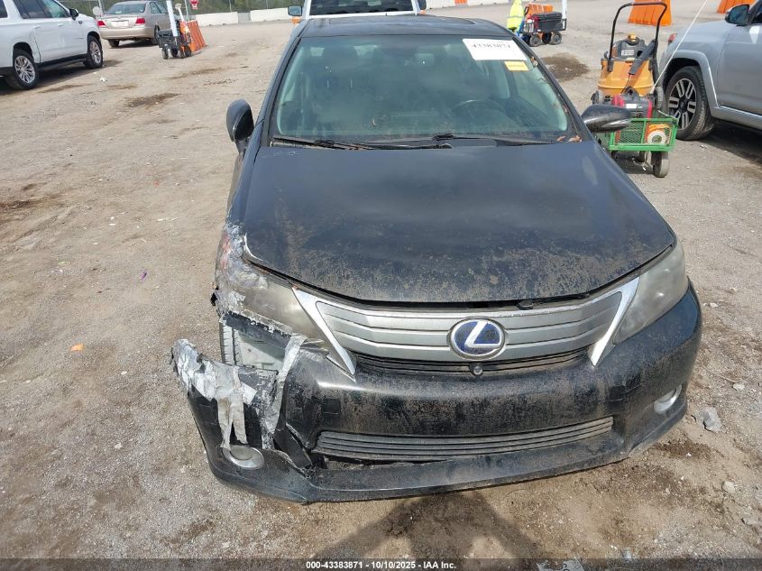 2010 Lexus Hs 250H Premium VIN: JTHBB1BA4A2012901 Lot: 43383871