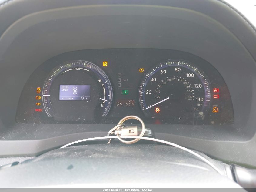 2010 Lexus Hs 250H Premium VIN: JTHBB1BA4A2012901 Lot: 43383871