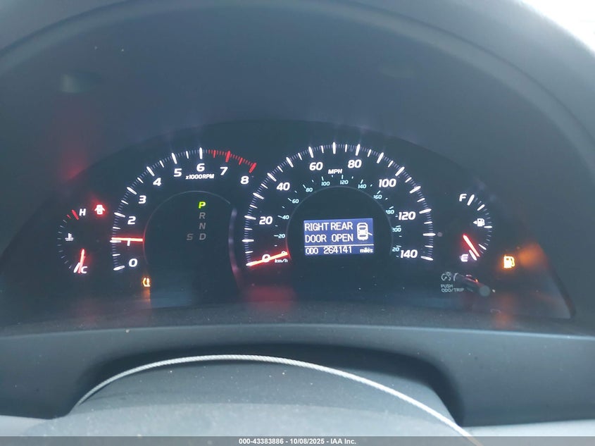 2011 Toyota Camry Xle VIN: 4T4BF3EK7BR174552 Lot: 43383886