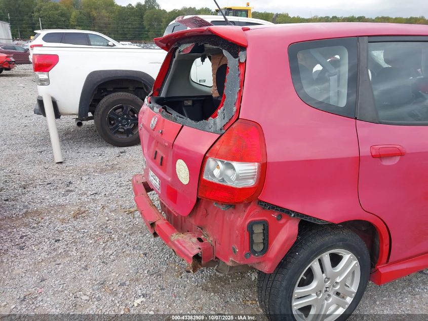 2008 Honda Fit Sport VIN: JHMGD38648S051464 Lot: 43383909