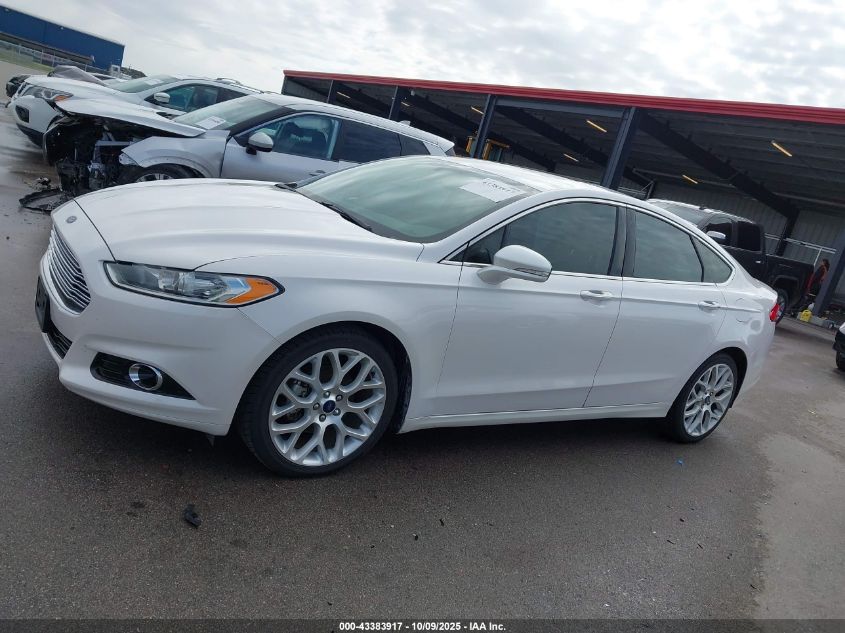 2014 Ford Fusion Titanium VIN: 3FA6P0K93ER283573 Lot: 43383917