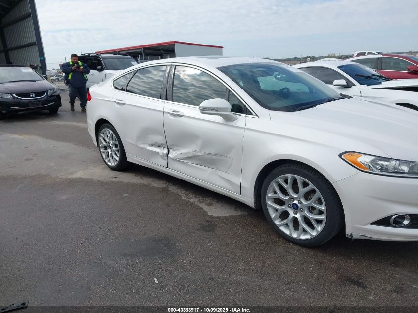 2014 Ford Fusion Titanium VIN: 3FA6P0K93ER283573 Lot: 43383917
