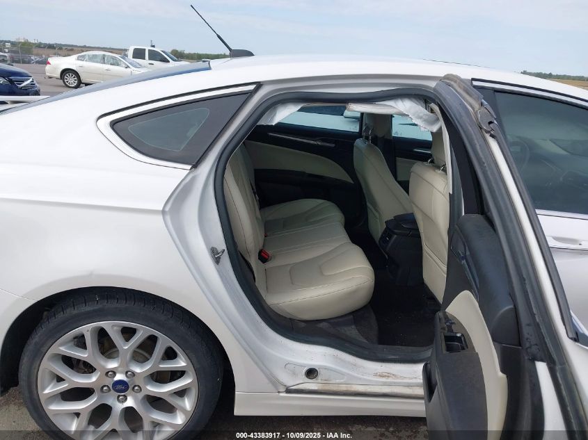 2014 Ford Fusion Titanium VIN: 3FA6P0K93ER283573 Lot: 43383917