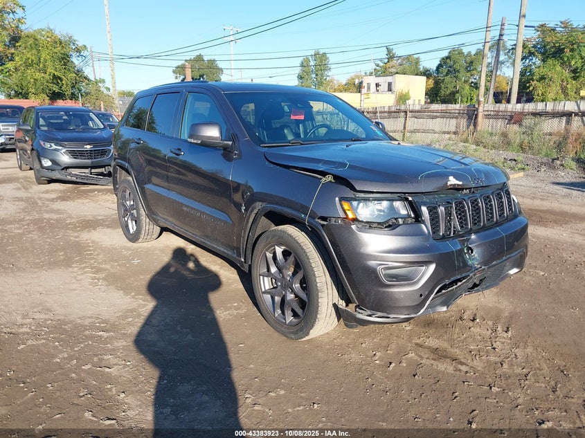 1C4RJFBG5MC568847 2021 Jeep Grand Cherokee 80Th Anniversary 4X4 auction photo 1