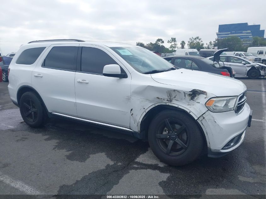 2015 Dodge Durango Sxt VIN: 1C4RDHAG4FC147287 Lot: 43383932