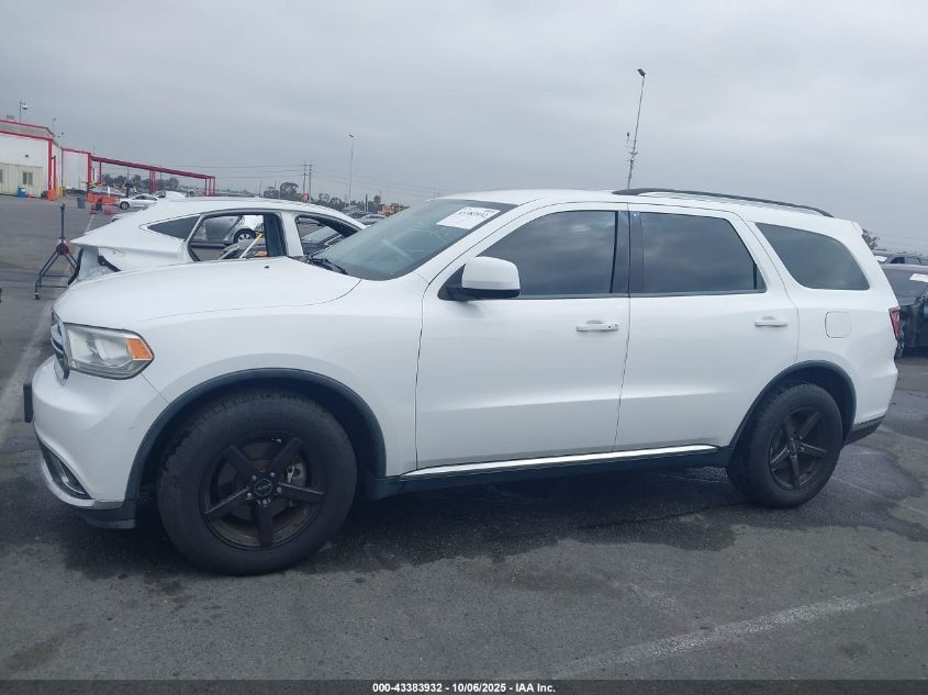 2015 Dodge Durango Sxt VIN: 1C4RDHAG4FC147287 Lot: 43383932