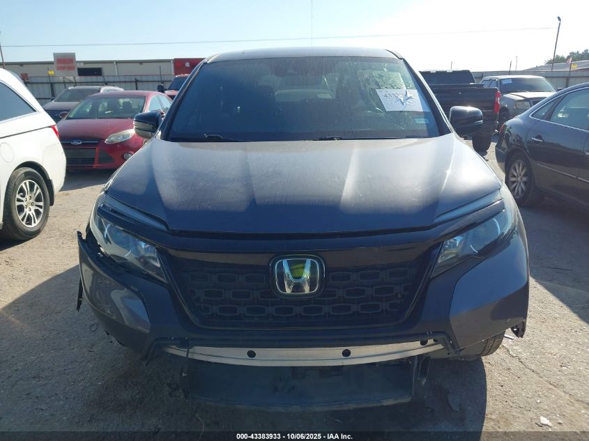 2021 Honda Passport 2Wd Ex-L VIN: 5FNYF7H52MB001975 Lot: 42903727