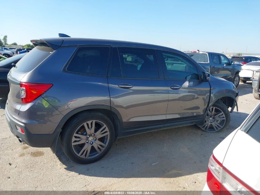 2021 Honda Passport 2Wd Ex-L VIN: 5FNYF7H52MB001975 Lot: 42903727