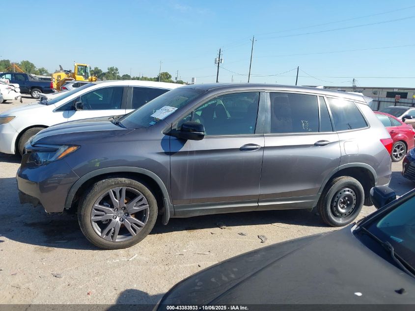 2021 Honda Passport 2Wd Ex-L VIN: 5FNYF7H52MB001975 Lot: 42903727